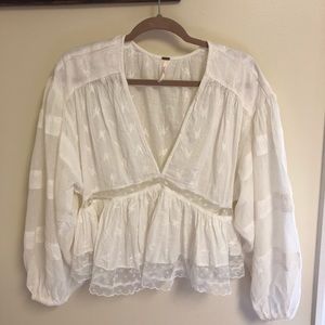 Free People nostalgic feel blouse